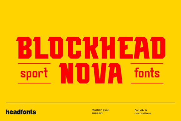 Blockhead Nova: A Retro Typeface for Modern Impact