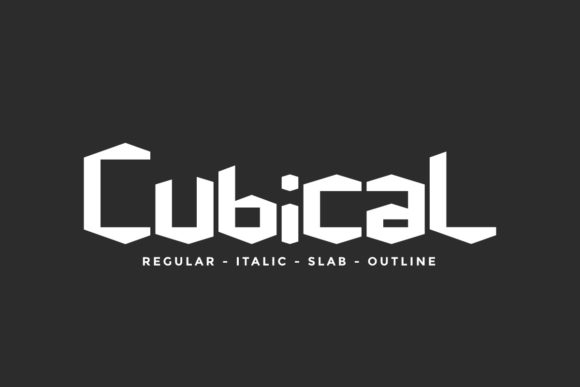 Cubical Font: Modern Display Typography for Futuristic Branding