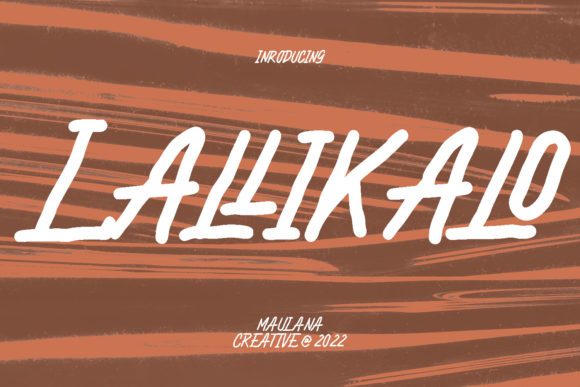 Lallikalo: The Casual Display Font for Modern Branding