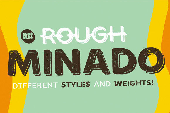 Minado Rough: The Bold Display Font for Modern Design