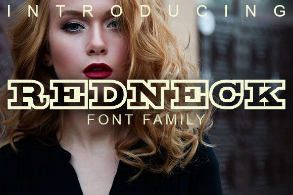 Redneck: A Bold Display Font for Impactful Design