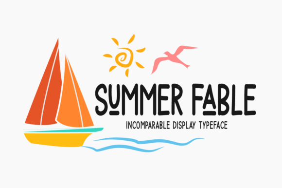 Summer Fable: A Display Font for Modern Design