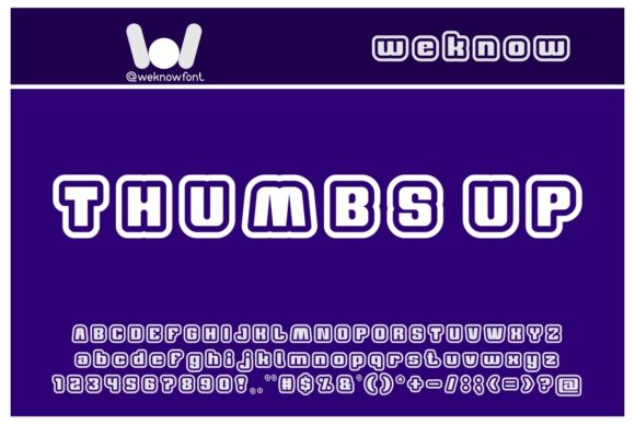 Thumbs Up: A Bold Typeface for Modern Branding